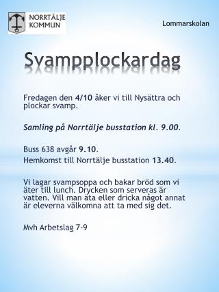 svampplockardag