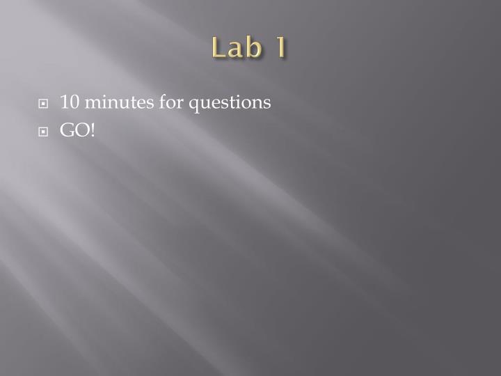 lab 1