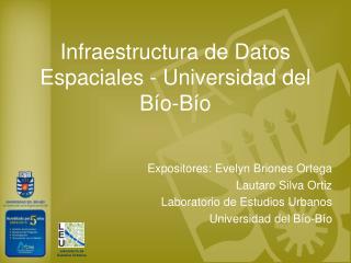 infraestructura de datos espaciales universidad del b o b o