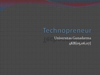 technopreneur