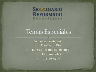 temas especiales