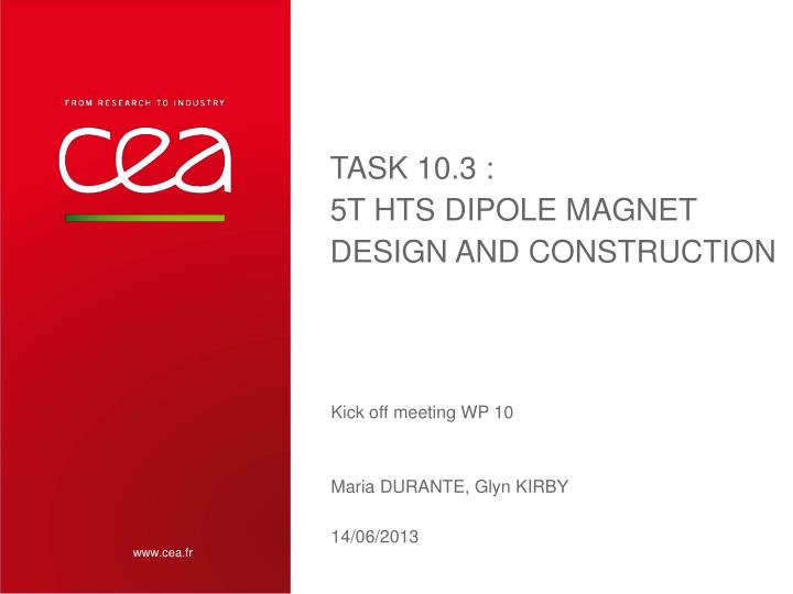 task 10 3 5t hts dipole magnet design and construction