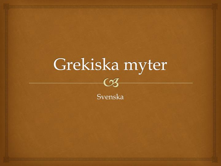 grekiska myter