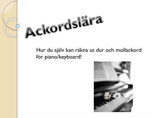 ackordsl ra