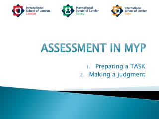 Assessment in MYP