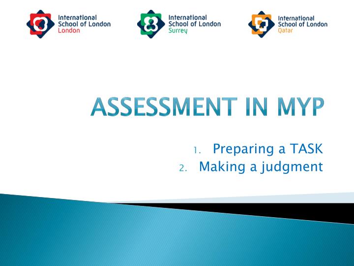 assessment in myp