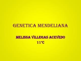 genetica mendeliana