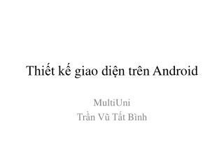 thi t k giao di n tr n android