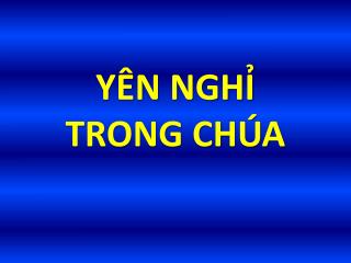 y n ngh trong ch a