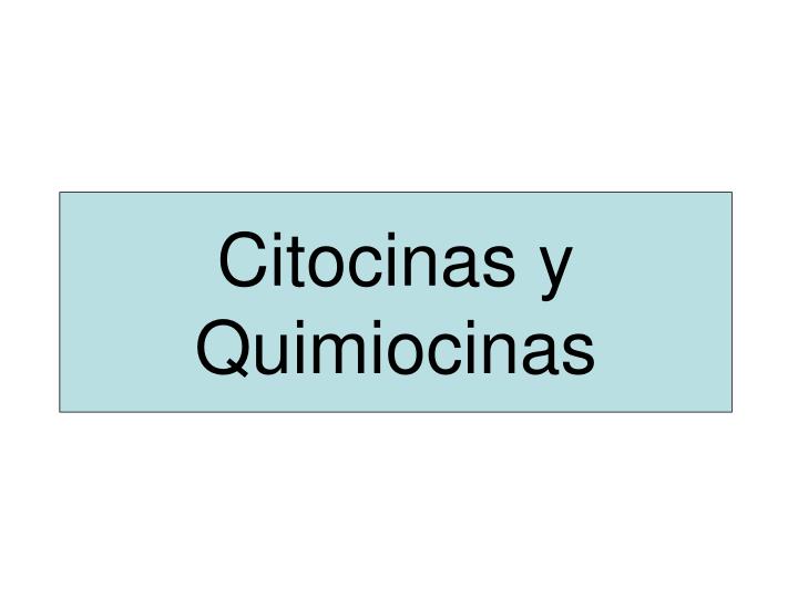 citocinas y quimiocinas