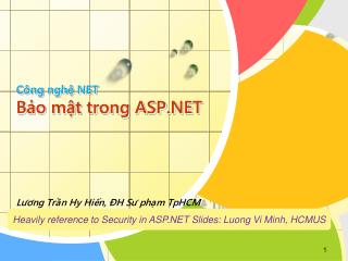 c ng ngh net b o m t trong asp net