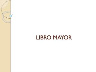 libro mayor
