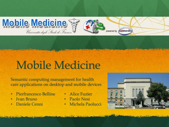 mobile medicine