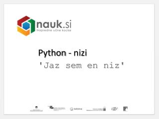 Python - nizi