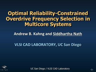Optimal Reliability-Constrained Overdrive Frequency Selection in Multicore Systems