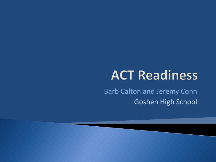 act readiness