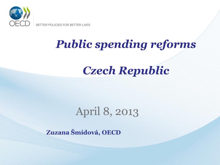 public spending reforms czech republic