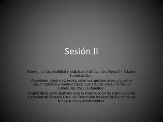 sesi n ii