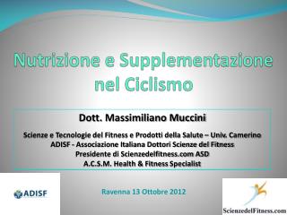 nutrizione e supplementazione nel ciclismo