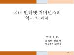 국내 인터넷 거버넌스의 역사와 과제 - slide 1