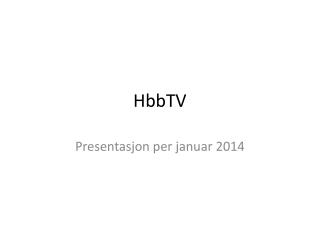 hbbtv