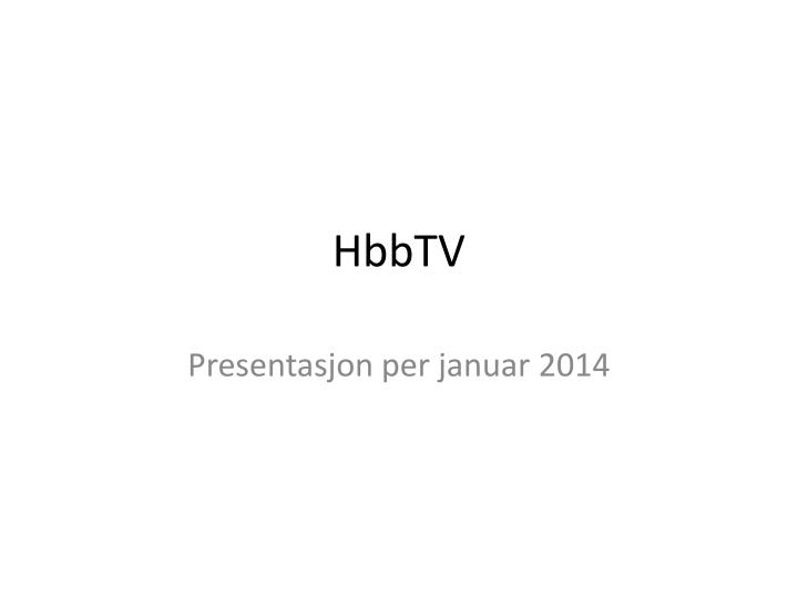 hbbtv