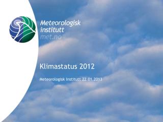klimastatus 2012