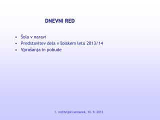 dnevni red