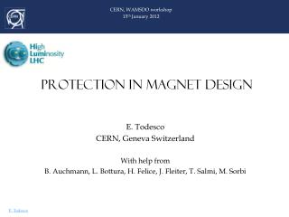 PROTECTION IN MAGNET DESIGN