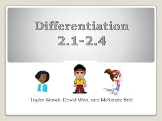 Differentiation 2.1-2.4