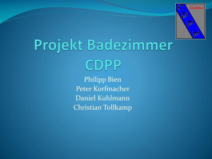 projekt badezimmer cdpp