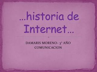 historia de internet