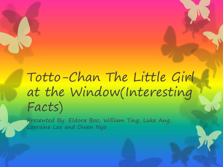 totto chan the little girl at the window interesting facts
