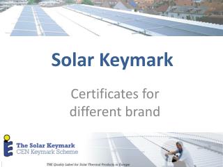 solar keymark