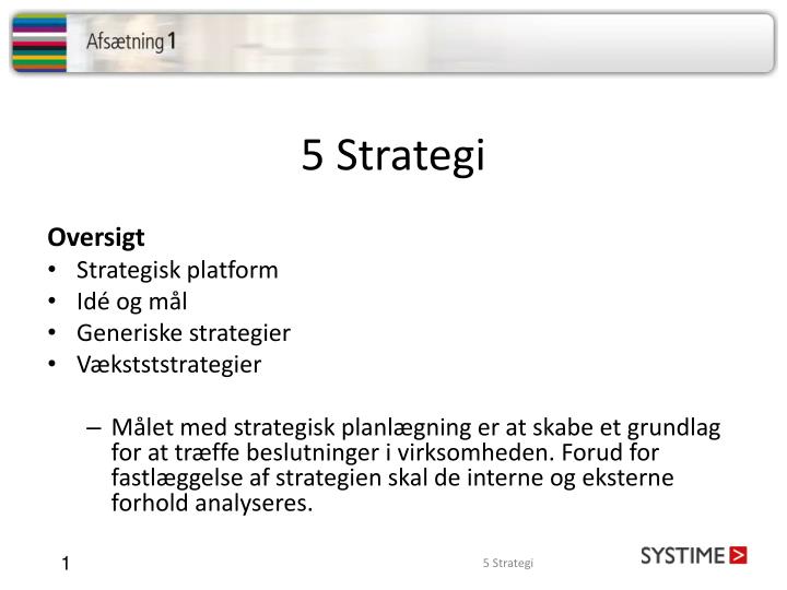 5 strategi