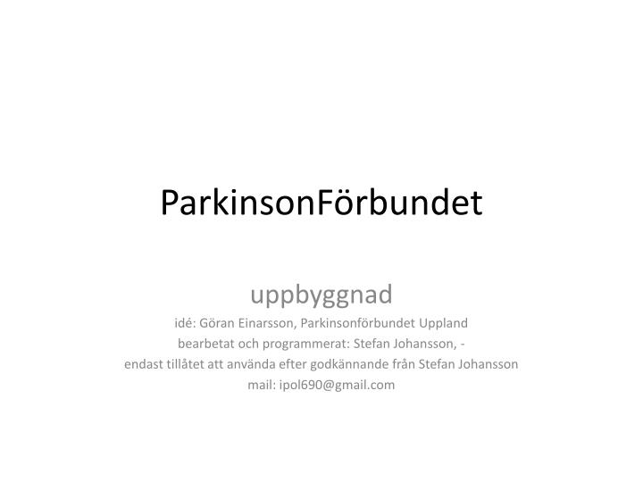 parkinsonf rbundet