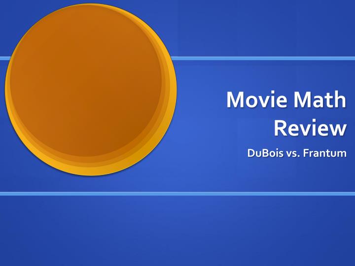 movie math review