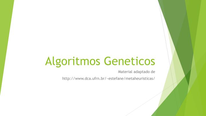 algoritmos geneticos