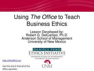 Using The Office to Teach Business Ethics
