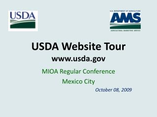 USDA Website Tour usda