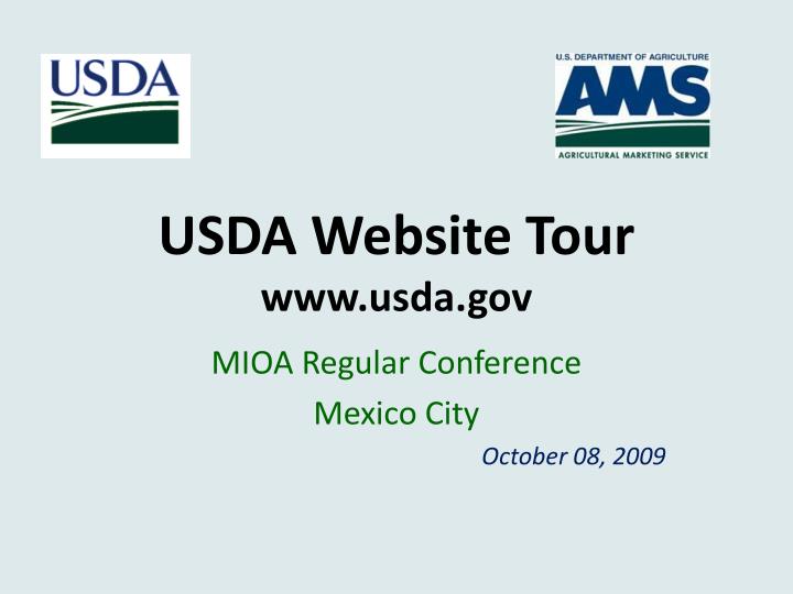 usda website tour www usda gov
