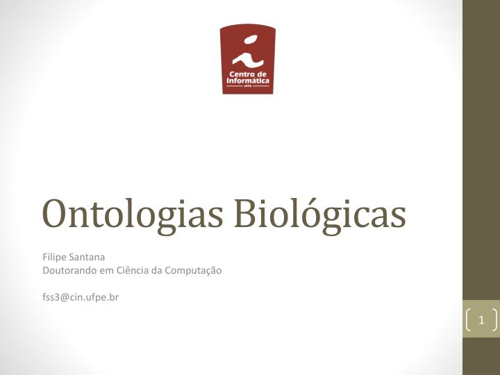 ontologias biol gicas