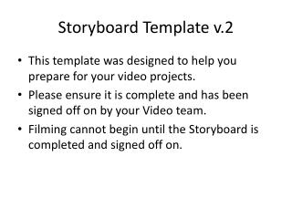 Storyboard Template v.2