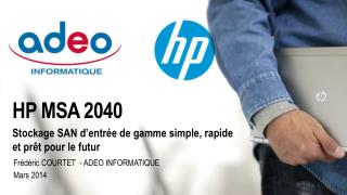 hp msa 2040