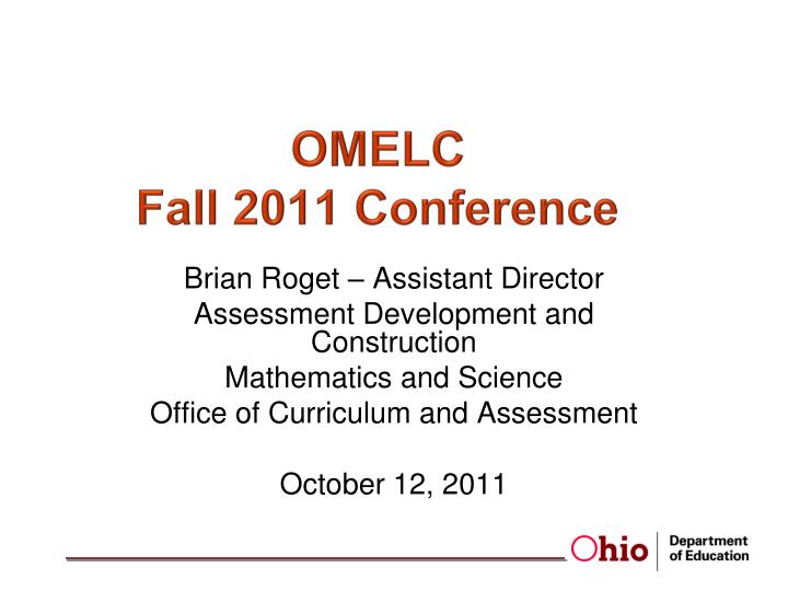 omelc fall 2011 conference