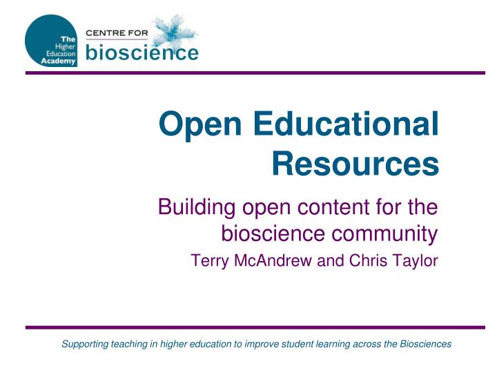 open educational resources