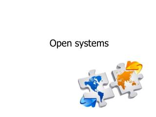 Open systems