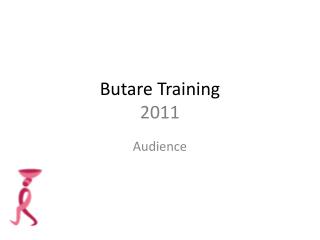 Butare Training 2011