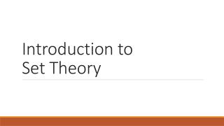 Introduction to Set Theory
