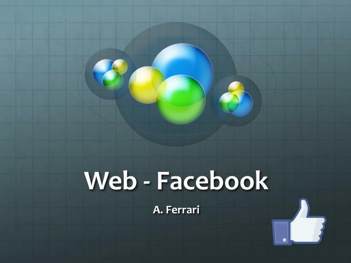 web facebook